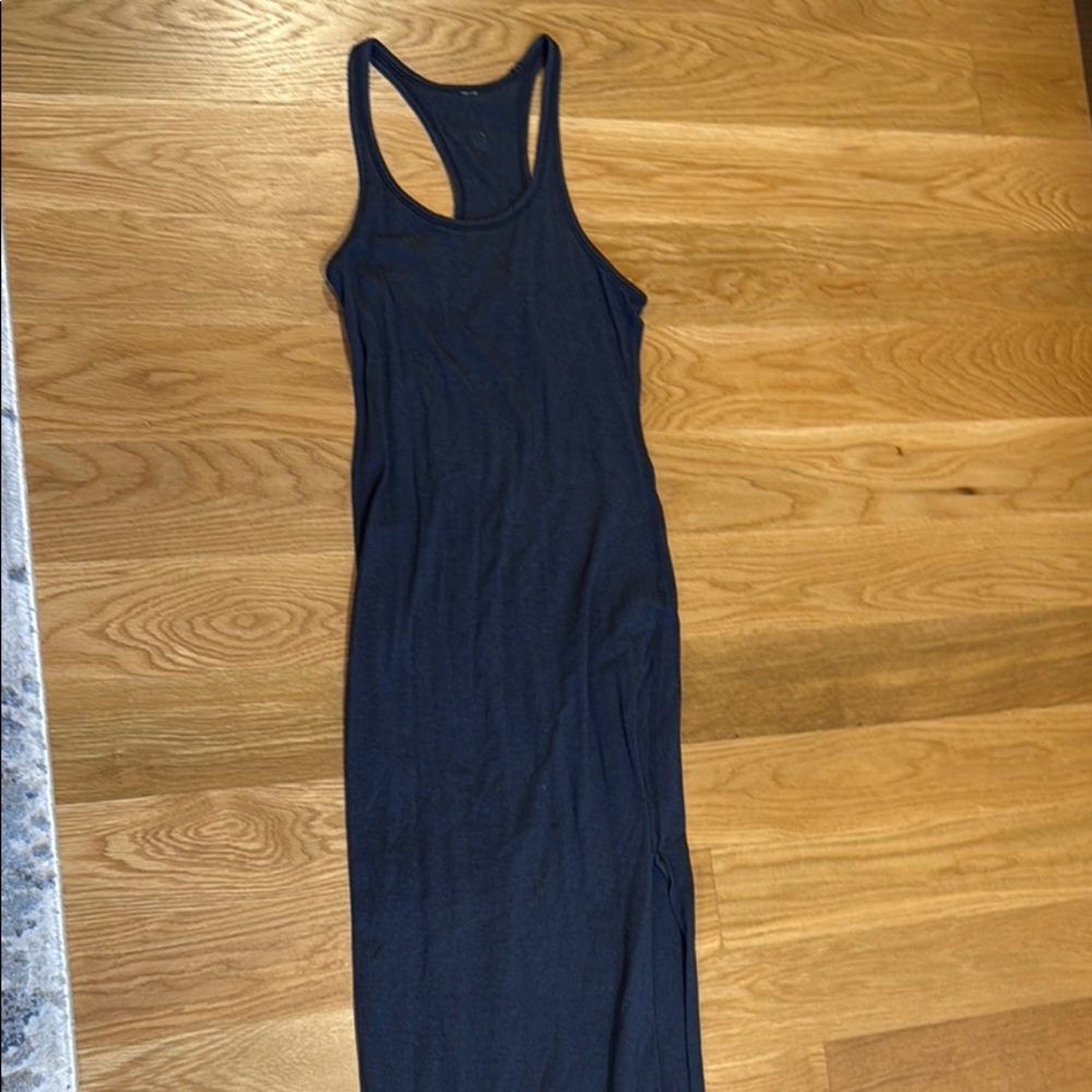 Lululemon Athletica Black Sleeveless Sheath Maxi Dress